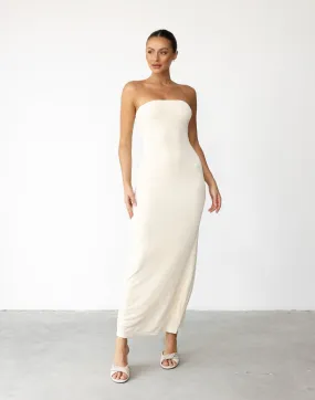 Abelle Maxi Dress (Off White)